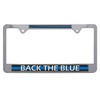Back The Blue Police License Plate Frame