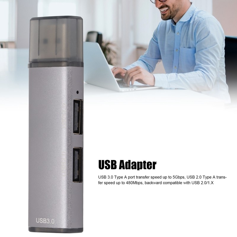 USB3.0 Hub 3 Ports High Speed Mini Lightweight Compact USB