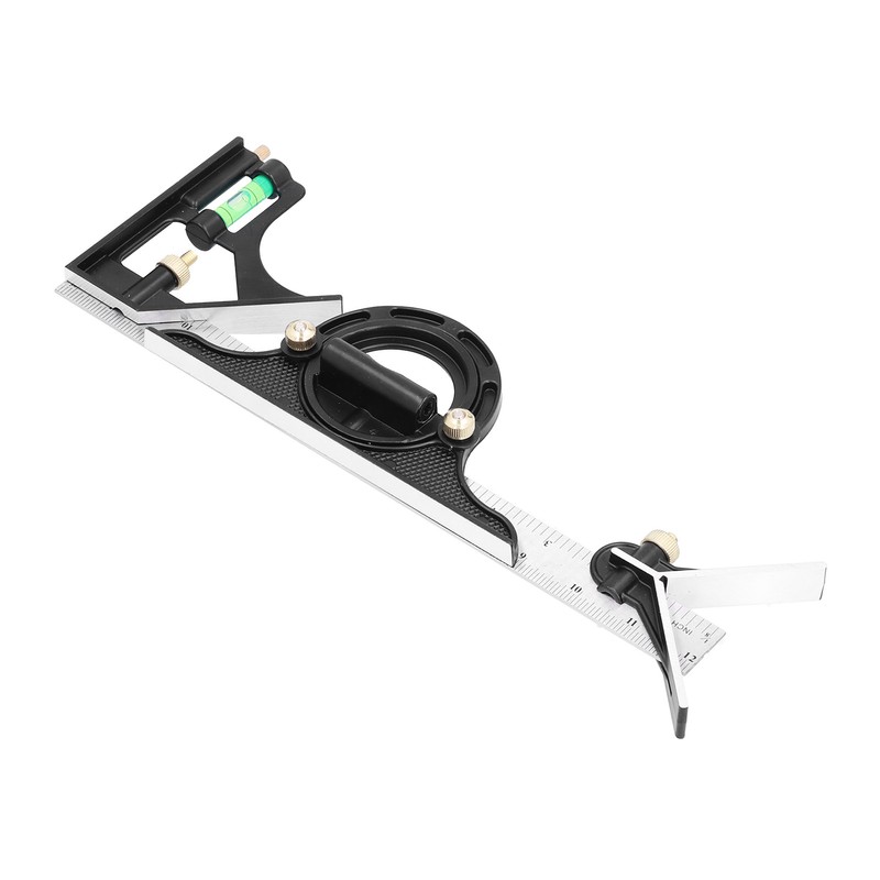 Combination Square Aluminum Alloy Stainless Steel Measuring Tool for Angle