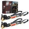 SHOCKSTRAP Ratchet Strap, 15' x 1.5" Shock Absorbing Heavy Duty