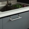Basicwise Extendable Over-the-Cabinet Door Towel Bar Adjustable Hanging Metal Rack