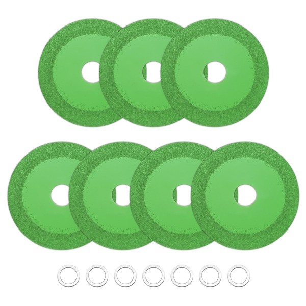 HARFINGTON 7 Pack 4 Inch Diamond Glass Cutting Discs Ultra-Thin