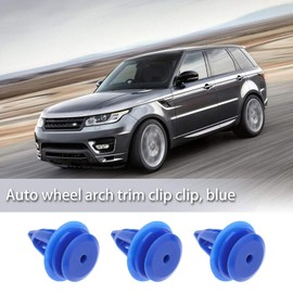 YINETTECH 50 x Car Trim Clips LR027255 Blue Plastic Front Rear Wheel Arch Trim Fixings Compatible with Range Rover Evoque