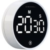 PEARL Digital Kitchen Timer with Rotary Wheel, LCD Display &