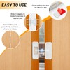 6 Pack Magnets for Cabinet Doors,with Adhesive Stainless Steel,1.57”X0.79”