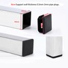 Zaky Lamella Plugs for Rectangular pipe 80x60 mm End Caps