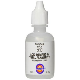 Pentair R161182 No.3 Acid Demand Total Alkalinity Solution, 1-Ounce