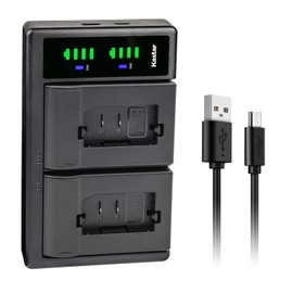 Kastar LTD2 USB Battery Charger Compatible with Leica BP-SCL7 (24027) Battery, Leica BC-SCL7 Charger, Leica M10, Leica M11 Digital Rangefinder Camera