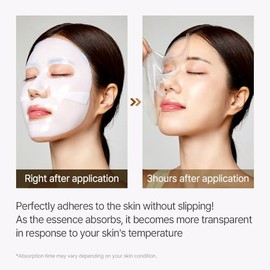 mixsoon Bean Collagen Hydrogel Mask - Mascarilla Facial de Hidrogel con Colágeno de Bajo Peso Molecular y Soya Fermentada, Reafirmante con Extracto de