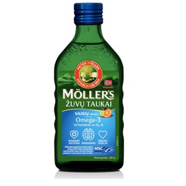Möller's Omega-3 Cod Liver Oil Tutti Frutti (250 ml)