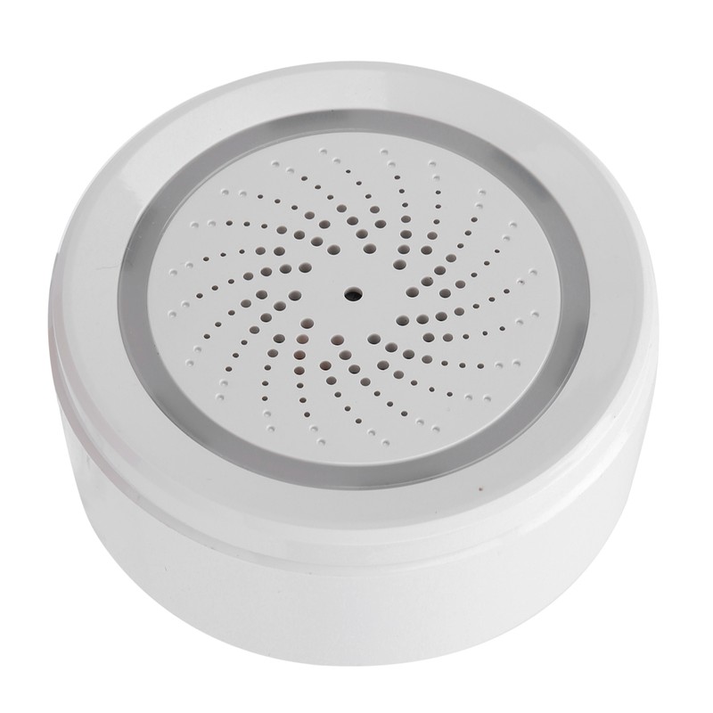 2.4GHz WiFi Temperature Humidity Sensor Detector Sound Light Alarm Smart