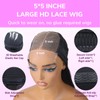 IDN BEAUTY SKINLIKE REAL 5X5 HD Lace Closure Wigs Human