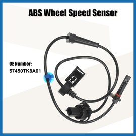 A ABSOPRO Front Right Side ABS Sensor ABS Wheel Speed Sensor for Honda Odyssey 2011-2017 V6 3.5L No.57450TK8A01 1Pc Item Replacement