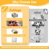 Sublaga 130 Pack Insulation Sandwich Wrapping Paper Aluminum Foil Sheets