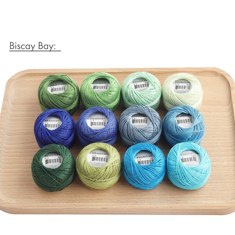 Rhapsody Pearl Cotton Thread Size 8 Crochet Thread Perle 12