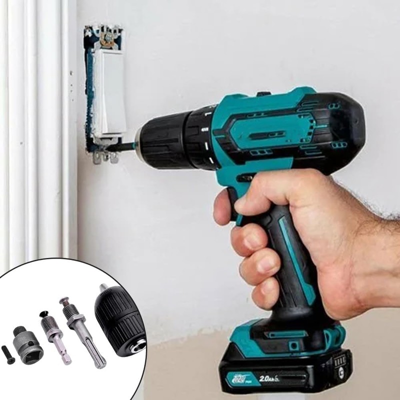 yotutun Drill Chuck Adapter, Keyless Drill Chuck with SDS Socket,