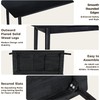 DELAVIN 29.5" Solid Wood Dining Table, Square Kitchen Desk, Modern