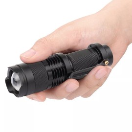 G Vapor Tactical LED Flashlight MilitaryTorch 3 Modes Zoomable Bright Light Pocket Clip - 4 Flashlight