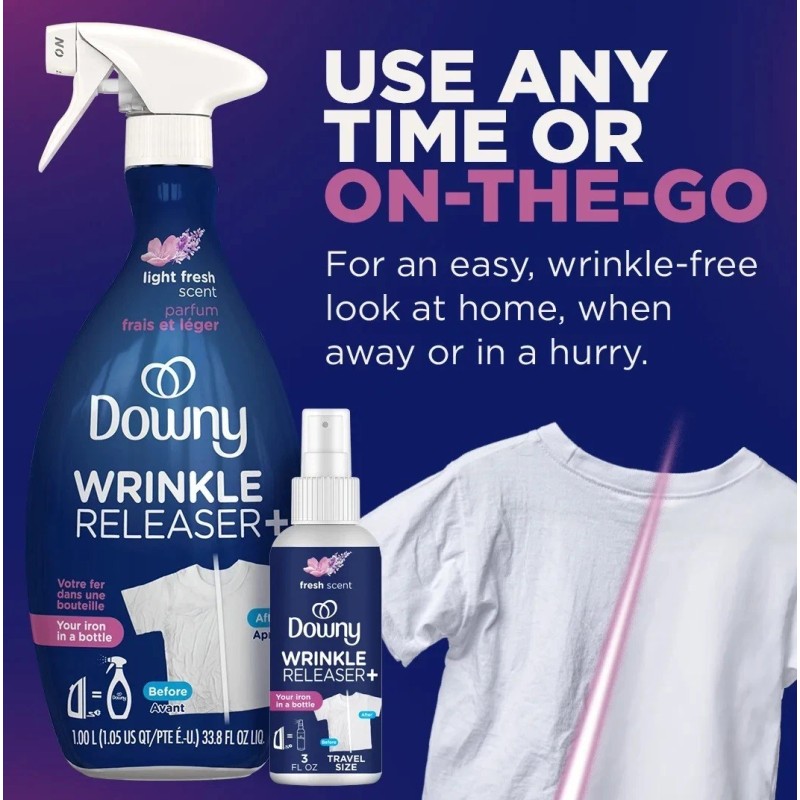 Downy Wrinkle Releaser and Refresher Fabric Spray Fresh Scent 3