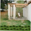 Operitacx Elegant Decorative Moss 4pcs Fake Greening Artificial Lawn Realistic