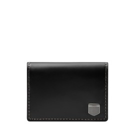 Fossil Men's Hayes Card Case Bifold, Matt Black
