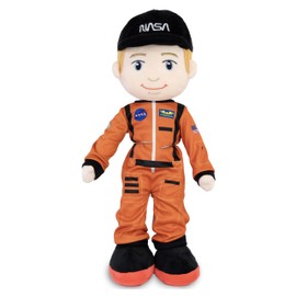 Playtime by Eimmie - 14” Howie NASA Doll - Soft Baby Doll - Plush Rag Dolls for 2 Year Old Girls & Boys Toddler & Infants - Astronaut Plush Washable Doll - Space Themed Stuffed Toys - Baby Space Toys