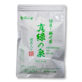 Chatsumi-no-Sato Green Tea Bags, Pure Green Fountain, 0.1 oz (2.5 g) x 40 Pieces, Tea Pack, Cold Brew Tea, Deep Steamed Tea, Kakegawa Tea
