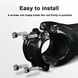 Yccyctrek Carbon Fiber Bike stem 6 Degree Road Bike stem MTB Carbon Fiber Road Bike stem 31.8mm 3K Glossy 6°70mm Mountain Bicycle stem