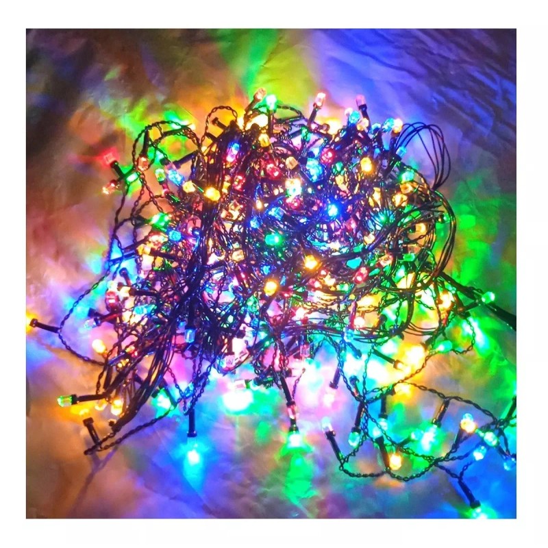 Polaris Serie Navideña Cascada 320 Luces Led Multicolor