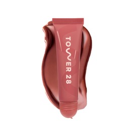 Tower 28 Tower 28 LipSoftie Hydrating Tinted Lip Treatment Balm, Moisturizing Lip Mask for Chapped Lips - Red Bean Mochi, Sheer Rosy Nude