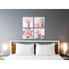 Genius Decor-Modern Wall Art Flowers and Pebble Stone Spa Pictures