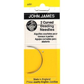 Colonial Curved Beading Needles-2/Pkg