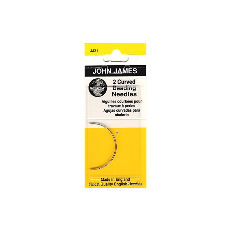 Colonial Curved Beading Needles-2/Pkg