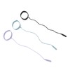 3PCS Eyelash Extension Tweezers Holders Bracelet Silicone Ring Tweezers Protector
