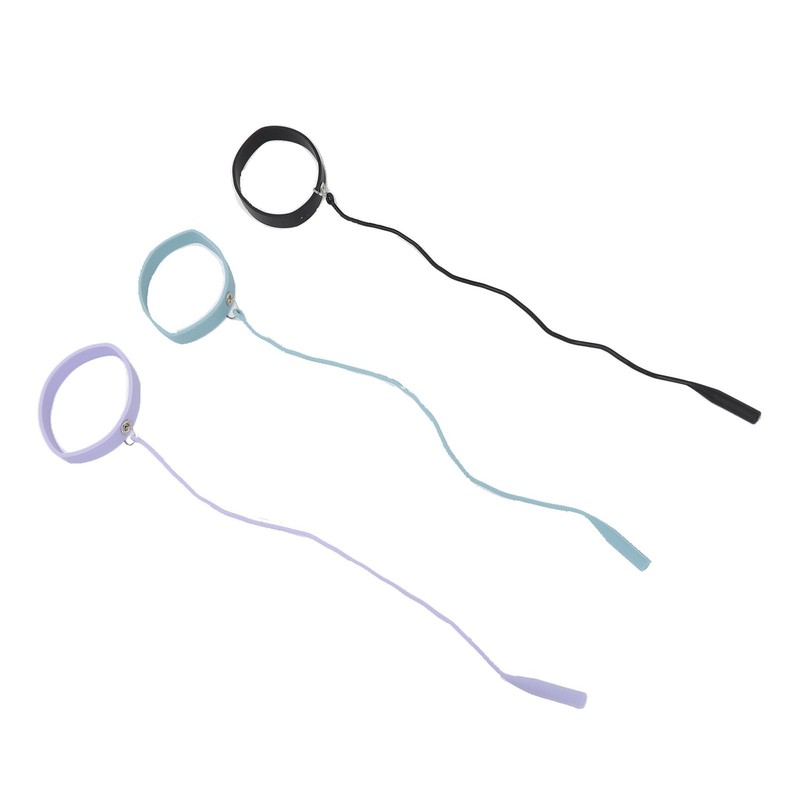 3PCS Eyelash Extension Tweezers Holders Bracelet Silicone Ring Tweezers Protector