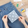 30Pcs Sashiko Stencil Quilting Stencils Wash Away for Crafts, Embroidery