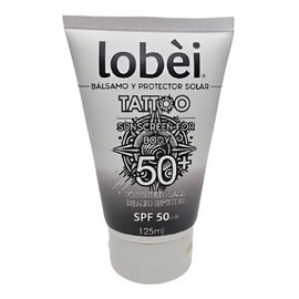 Balsamo Y Protector Solar Tattoo Lobei Alto Espectro 50+