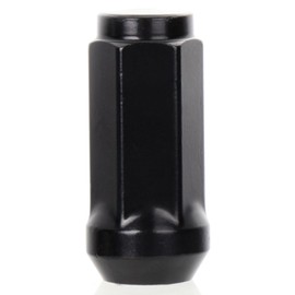 cciyu 14x1.5 Wheel Lug Nuts 32Pcs Spline Black Gloss Bulge Acorn Close End 3/4" Socket Key 2.0" Tall Thread Lug Nuts for 00-10 for Yukon XL 2500 99-04 for Silverado 2500 03-15 for F-250 Super Duty