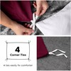 MOONLIGHT20015 Single Duvet Cover Burgundy Solid Soft Single Bedding Duvet