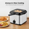 Deep Fryer with Basket, 2.5l Fryer Pot with Basket, 1000w