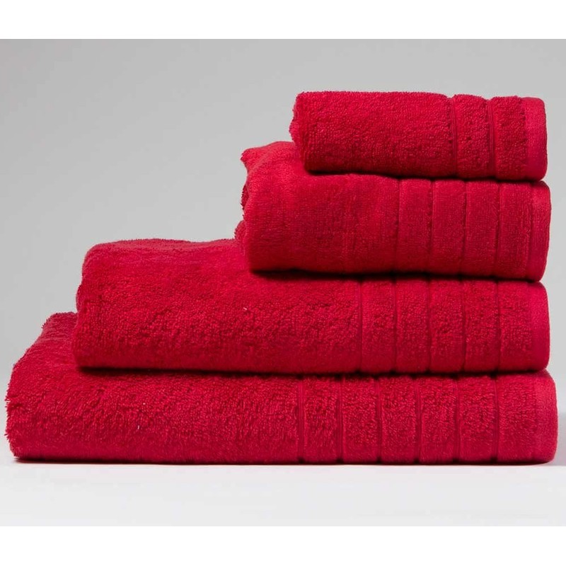 Luxury linenHall 650gsm Plain Cherry Red Hand Towel (SEE SIZE