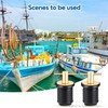 MagiDeal Marine Boat Drain Plug 3/4' or 1-1/4' Drain Stopper