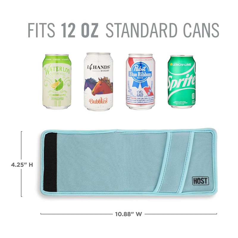 HOST Insta-Chill Can Cooler Flexible Freezable Gel and Ice Pack