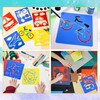 24 Pieces Painting Stencil Templates for Kids 6 Inches Drawing