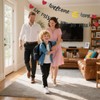 Welcome Home, Welcome Home Decoration, Welcome Garland, Black Lettering with