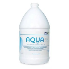Zeyco 2 Galons De Agua Tridestilada Para Autoclave Zeyco