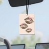 AgriFusion Tech Pink Leopard Print Air Freshener 4 Pcs, Trendy