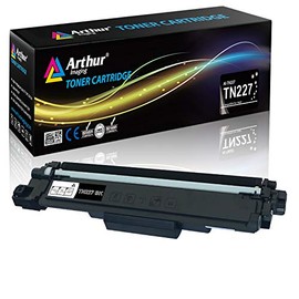 Arthur Imaging with CHIP Compatible Toner Cartridge Replacement for Brother Tn227Â (Black, 1 Pack) (TN227BK)