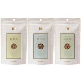 Han Tea Light Set of 3 Bags (3 Types x 12 Packs), Total of 36 Tea Bags, Yakuhondou Health Tea