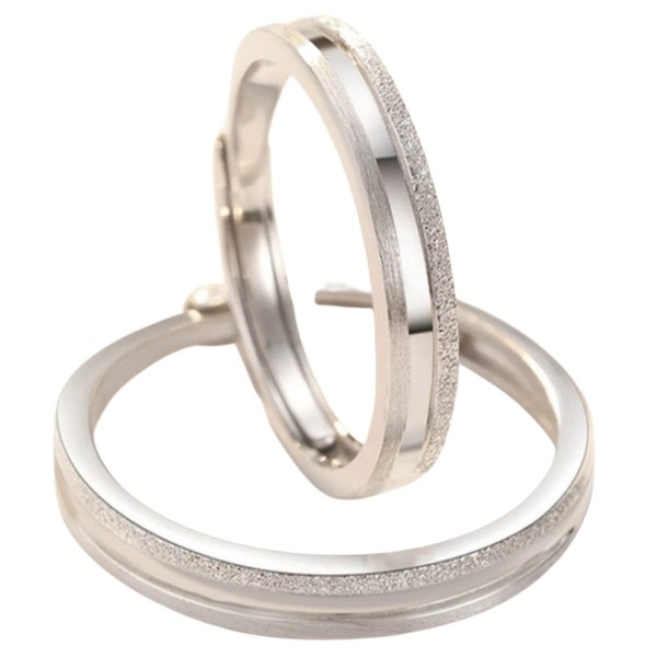 Nicoiro Simple Pairing S925 [NSPR69] Matching Couple Matching, Metal